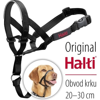 Ohlávka nylon Halti vel. 0 - trpasl. pudl jorkšír - The Company of Animals 79160