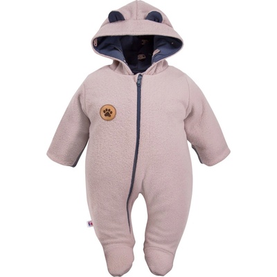 EEVI Kojenecký fleecový overal RUN&FUN béžový – Zboží Dáma