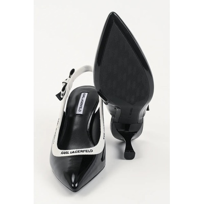 Karl Lagerfeld Кожени обувки с тънък ток Karl Lagerfeld SIENNA (KL32706.1BP)