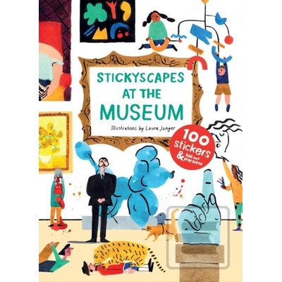 Stickyscapes at the Museum - Laura Junger ilustrácie