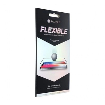 Egyéb Apple iPhone 12 / 12 Pro Full Cover 5D гъвкав нано стъкло 9H гъвкав протектор за екран, черен (egy50811) (egy50811)