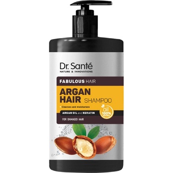 Dr. Santé Argan hydratačný šampón pre poškodené vlasy Argan Oil and Keratin Cleanses and Moisturizes 1000 ml