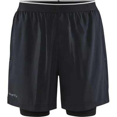 Craft ADV CHARGE 2-IN-1 STRETCH shorts M 1911911-999000 čierna