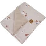 Eko ЕКО Памучно одеяло с подплата VELVET Bees Beige 100x80 cm