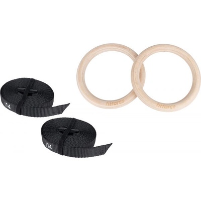 Fitforce GYM RING SET černá – Zboží Dáma