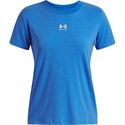 Under Armour Dámske tričko OFF CAMPUS CORE Modrá Biela