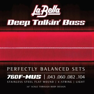 La Bella 760F-MUS Струни за бас китара