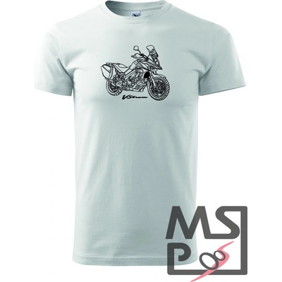 MSP pánske tričko s moto motívom 259 Suzuki V-Strom