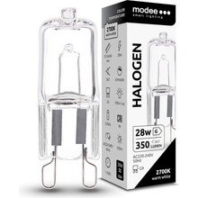 Modee halogenová žárovka G9 28W teplá bílá