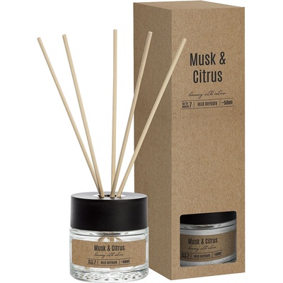 BISPOL Ароматни пръчици Bispol - Musk & Citrus, 50 ml (dz50-328)