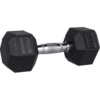 Fitforce FDBB Jednoručná šesťhranná činka 10 KG