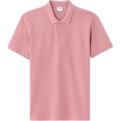 Celio Polo tričko pique Teone Růžová