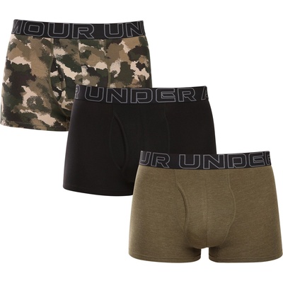 Under Armour Мъжки боксерки Under Armour M UA Perf Cotton Nov 3in (3 бр. ) Under Armour | Zelen | МЪЖЕ | XXXXL