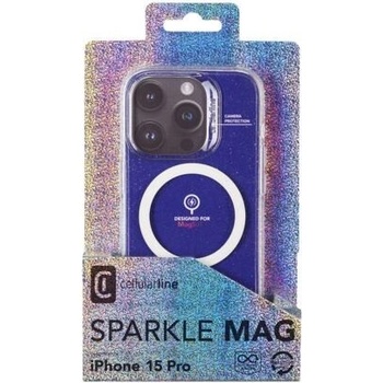 Cellularline Sparkle Mag s podporou Magsafe Apple iPhone 15 Pro čiré