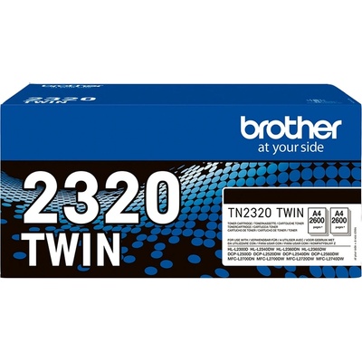 Brother Тонер касета BROTHER TN2320TWIN, Black (TN2320TWIN)