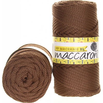 Maccaroni PP Macrame XL 208-tmavě hnědá