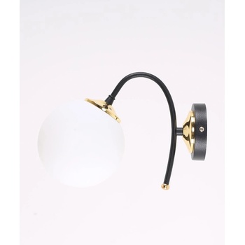 Image 1 of Squid Lighting Черно-бяла стенна лампа ø 15 cm Yoyo - Squid Lighting (1062022000111)