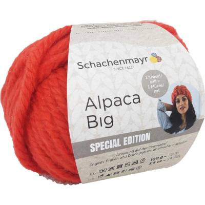 Schachenmayr Alpaca big 130 červená