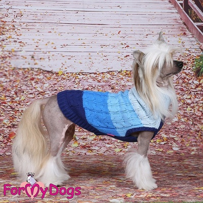 FOR MY DOGS svetr GRADIENT BLUE