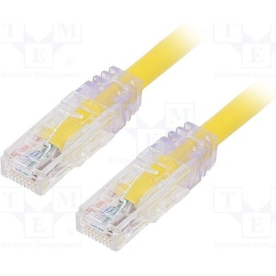 Panduit UTP6AX2MYL Patch U/UTP Kat: 6a RJ45 vidlice z obou stran drát
