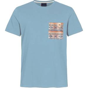 Elevenate Мъжка тениска Elevenate Costa Tee T-shirt - Blue Breeze - размер M (012-3575-0112)