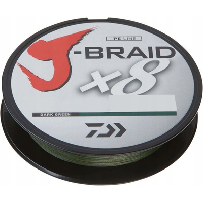 Daiwa Šnúra J-Braid Dark Green 300m 0,10mm 6kg