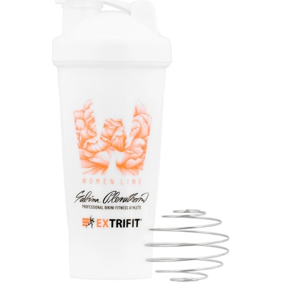 EXTRIFIT Shaker Women Line 600 ml bílý