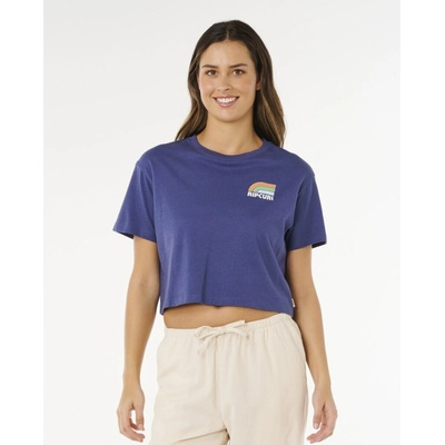 Rip Curl Surf Side Cropped Tee Navy