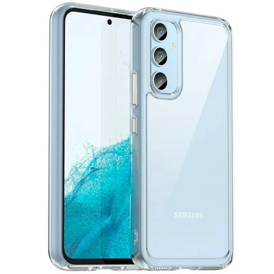 Samsung Силиконов кейс Armor Anti Shock за Samsung Galaxy A35, Защита около камерите, Прозрачен (3685)