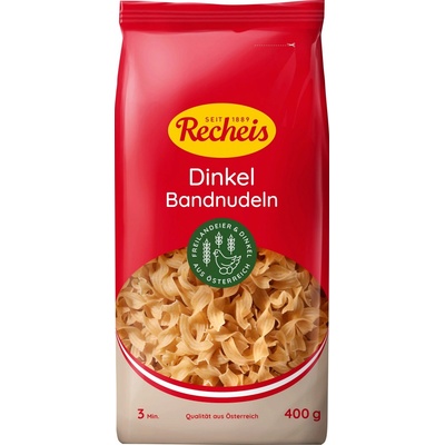 Recheis Naturgenuss špaldové těstoviny Nastrini 400 g