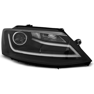 TUNING-TEC Predné svetlá, VW JETTA VI, 2011-2018, TUBE LIGHT BLACK