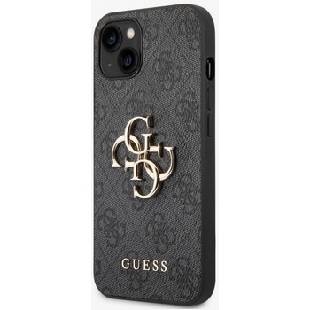 GUESS PU 4G Metal Logo Zadní Kryt pro iPhone 14 Grey Калъф за телефон Guess | Lilav | ЖЕНИ | UNI