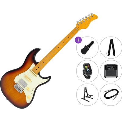 SIRE Larry Carlton S5 HSS Premium SET 3-Tone Sunburst Електрическа китара