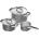 ZWILLING zwilling pure комплект тенджери, 3 бр, 2 тенджери с капак и каселора (1028809)