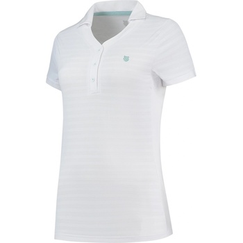 K Swiss Блуза с яка K Swiss Women's Short-Sleeve Performance Polo Shirt - White