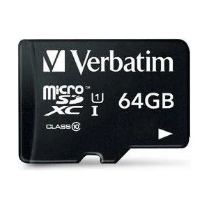 Verbatim microSDXC 64GB C10/U1 44084