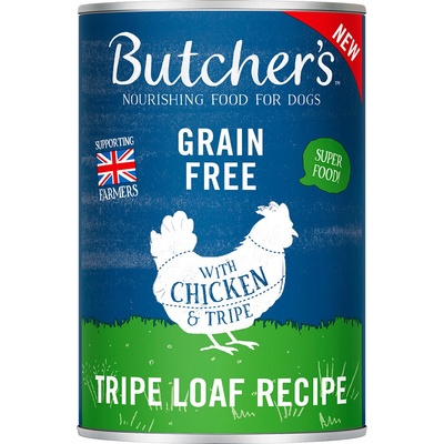 Butcher's Original s kuřecím a dršťkovou paštikou 48 × 400 g