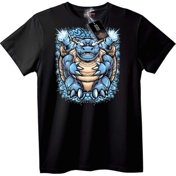 NOONEBRAND Тениска Могъщ Син Костенурка - M, Black