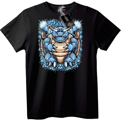 NOONEBRAND Тениска Могъщ Син Костенурка - M, Black