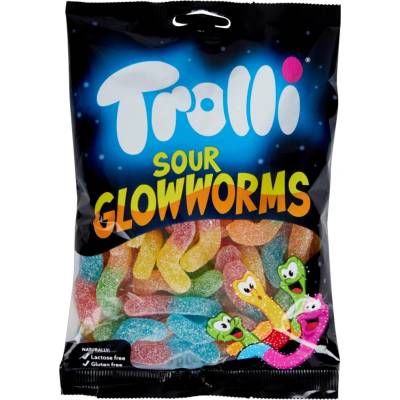 Trolli Sour Glowworms 250 g