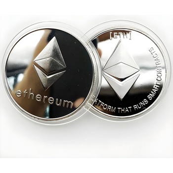 HARAHU Монета Ethereum - Сребърна KP13408 (13408)