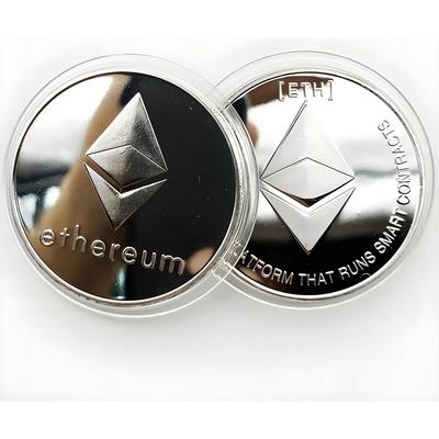 HARAHU Монета Ethereum - Сребърна KP13408 (13408)