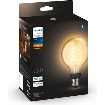 Philips Hue White Filament Globe 7W E27 G93 DIM