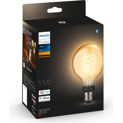 Philips Hue White Filament žiarovka E27 G93 V2 7W/550lm 2100K