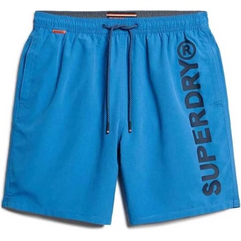 Superdry Бански гащета Superdry Sport Graphic 17´´ swimming shorts - Blue (Monaco Blue)