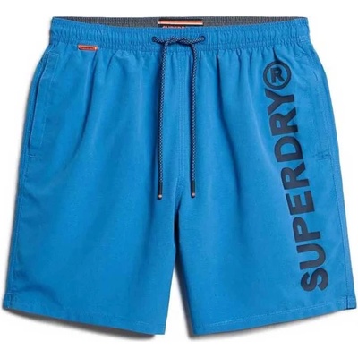 Superdry Бански гащета Superdry Sport Graphic 17´´ swimming shorts - Blue (Monaco Blue)