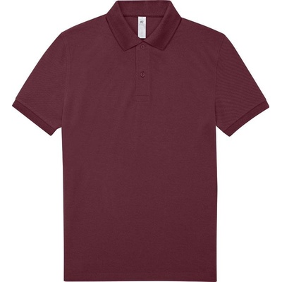 B&C My Polo 180 Piqué polo tričko červené burgundy