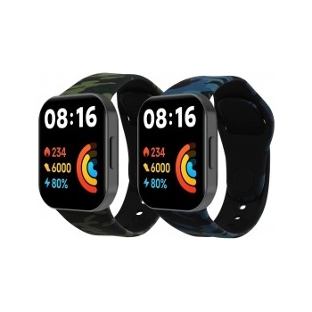 kwmobile 2x Гривна за Xiaomi Redmi Mi Watch Lite 3 / Redmi Watch 3 - червен