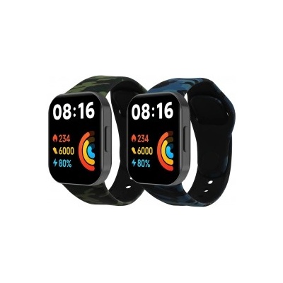 kwmobile 2x Гривна за Xiaomi Redmi Mi Watch Lite 3 / Redmi Watch 3 - червен