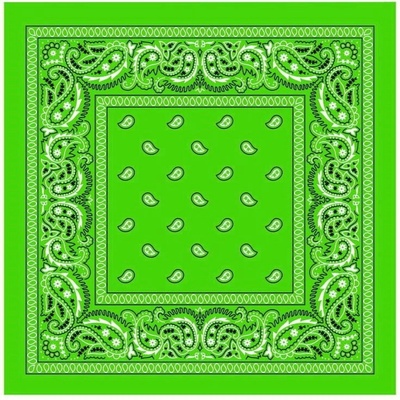Blingstar bandana Šátek Green Limetka Zelená
